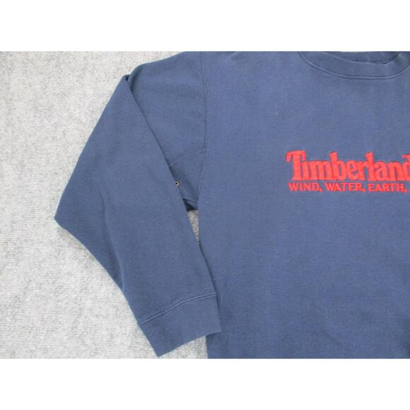 Vintage Timberland Sweatshirt Mens Large Made USA Weathergear Embroidered 90s - Picture 8 of 16